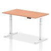 Dynamic Air Rectangular Height Adjustable Desk - 1400mm x 800mm - Beech