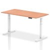 Dynamic Air Rectangular Height Adjustable Desk - 1600mm x 800mm - Beech