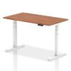 Dynamic Air Rectangular Height Adjustable Desk - 1400mm x 800mm - Walnut