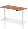 Dynamic Air Rectangular Height Adjustable Desk - 1600mm x 800mm - Walnut