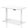 Dynamic Air Rectangular Height Adjustable Desk - 1200mm x 800mm - White