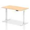 Dynamic Air Rectangular Height Adjustable Desk - 1400mm x 800mm - Maple