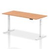 Dynamic Air Rectangular Height Adjustable Desk - 1800mm x 800mm - Oak