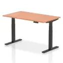 Dynamic Air Rectangular Height Adjustable Desk - 1400mm x 800mm