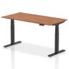 Dynamic Air Rectangular Height Adjustable Desk - 1600mm x 800mm - Walnut