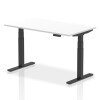 Dynamic Air Rectangular Height Adjustable Desk - 1400mm x 800mm - White