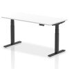 Dynamic Air Rectangular Height Adjustable Desk - 1600mm x 800mm - White