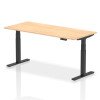 Dynamic Air Rectangular Height Adjustable Desk - 1800mm x 800mm - Maple