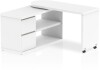 Dynamic Fleur Corner Smart Storage Desk - 1300 x 500mm - White
