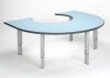 Metalliform Rainbow Height Adjustable Table - 1520 x 1215mm