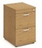 Dynamic Impulse Filing Cabinet - 2 Drawer - Oak