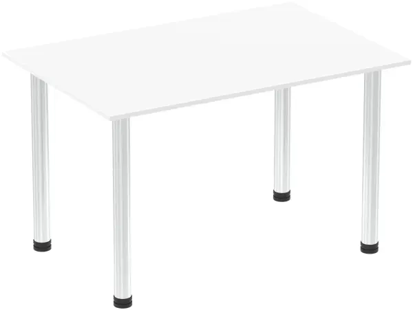 Dynamic Impulse Post Leg Straight Table - 1200 x 800mm