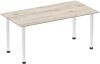 Dynamic Impulse Post Leg Straight Table - 1600 x 800mm