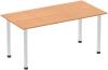 Dynamic Impulse Post Leg Straight Table - 1600 x 800mm