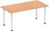 Dynamic Impulse Post Leg Straight Table - 1600 x 800mm