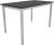 Gopak Enviro Eco Jet Black Outdoor Table - 1250mm x 675mm