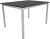 Gopak Enviro Eco Jet Black Outdoor Table - 1250mm x 900mm