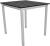 Gopak Enviro Eco Jet Black Outdoor Table - 900mm x 900mm