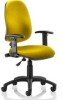 Dynamic Eclipse Plus 1 Lever Bespoke Operator Chair with Adjustable Arms