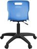 Titan Swivel Senior Chair with Black Base - (11+ Years) 460-560mm Seat Height - Sky Blue