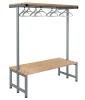 Probe Cloakroom Double Sided Overhead Hanging Bench 1500 x 720 x 475mm