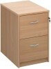 Dams Executive Filing Cabinet 2 Drawer - Beech