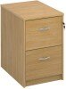 Dams Executive Filing Cabinet 2 Drawer - Oak