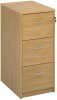 Dams Executive Filing Cabinet - 3 Drawer - Oak