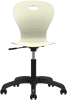 Origin Lotus Task Chair - Aluminium 5 Star Base - Traffic White