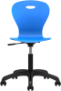 Origin Lotus Draughtsmans Chair with Aluminium 5 Star Base - Sky Blue