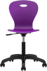 Origin Lotus Draughtsmans Chair with Aluminium 5 Star Base - Blue Lilac