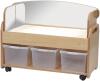 Millhouse Low Level Light Box Trolley Plus Mirror Surround