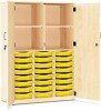 Monarch 24 Shallow Tray Storage Cupboard with Lockable Doors