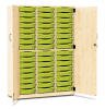 Monarch 48 Shallow Tray Storage Cupboard with Lockable Doors