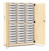 Monarch 48 Shallow Tray Storage Cupboard with Lockable Doors