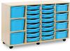 Monarch Classic Tray Storage Unit 16 Shallow 4 Deep and 3 Extra Deep Tray Units Without Doors