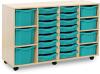 Monarch Classic Tray Storage Unit 16 Shallow 4 Deep and 3 Extra Deep Tray Units Without Doors