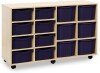 Monarch Classic Tray Storage Unit 8 Deep and 6 Extra Deep Tray Units Without Doors