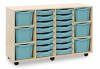 Monarch Classic Tray Storage Unit 16 Shallow and 6 Extra Deep Tray Units Without Doors