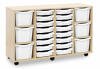 Monarch Classic Tray Storage Unit 16 Shallow and 6 Extra Deep Tray Units Without Doors