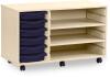 Monarch 6 Shallow Tray Unit with 2 Adjustable Shelves