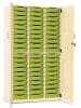 Monarch 60 Shallow Tray Storage Cupboard with Lockable Doors - Lime