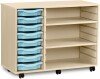 Monarch 8 Shallow Tray Unit with 2 Adjustable Shelves