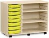 Monarch 8 Shallow Tray Unit with 2 Adjustable Shelves