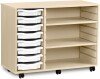 Monarch 8 Shallow Tray Unit with 2 Adjustable Shelves