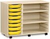 Monarch 8 Shallow Tray Unit with 2 Adjustable Shelves