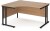 Dams Maestro 25 Corner Desk with Twin Cantilever Legs - 1400 x 1200mm