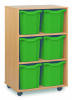 Monarch 6 Jumbo Tray Unit (Vertical) - Green