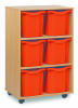 Monarch 6 Jumbo Tray Unit (Vertical) - Tangerine