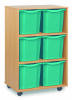 Monarch 6 Jumbo Tray Unit (Vertical) - Turquoise